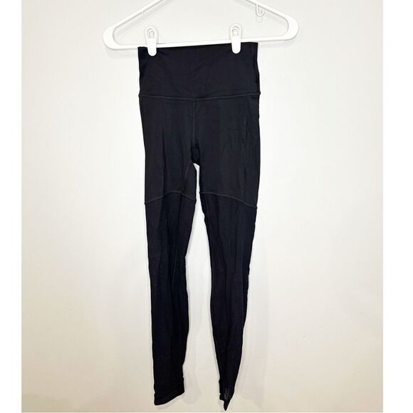 Lululemon sheer will high rise tight black size 4 - Picture 3 of 7